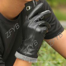 leather touch glove,men's touch screen glove for iphone